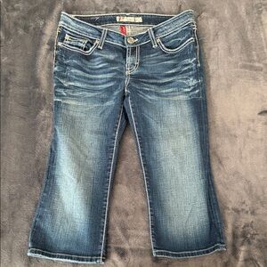 BKE Stella Blue Cropped Straight-Leg Women's Jeans